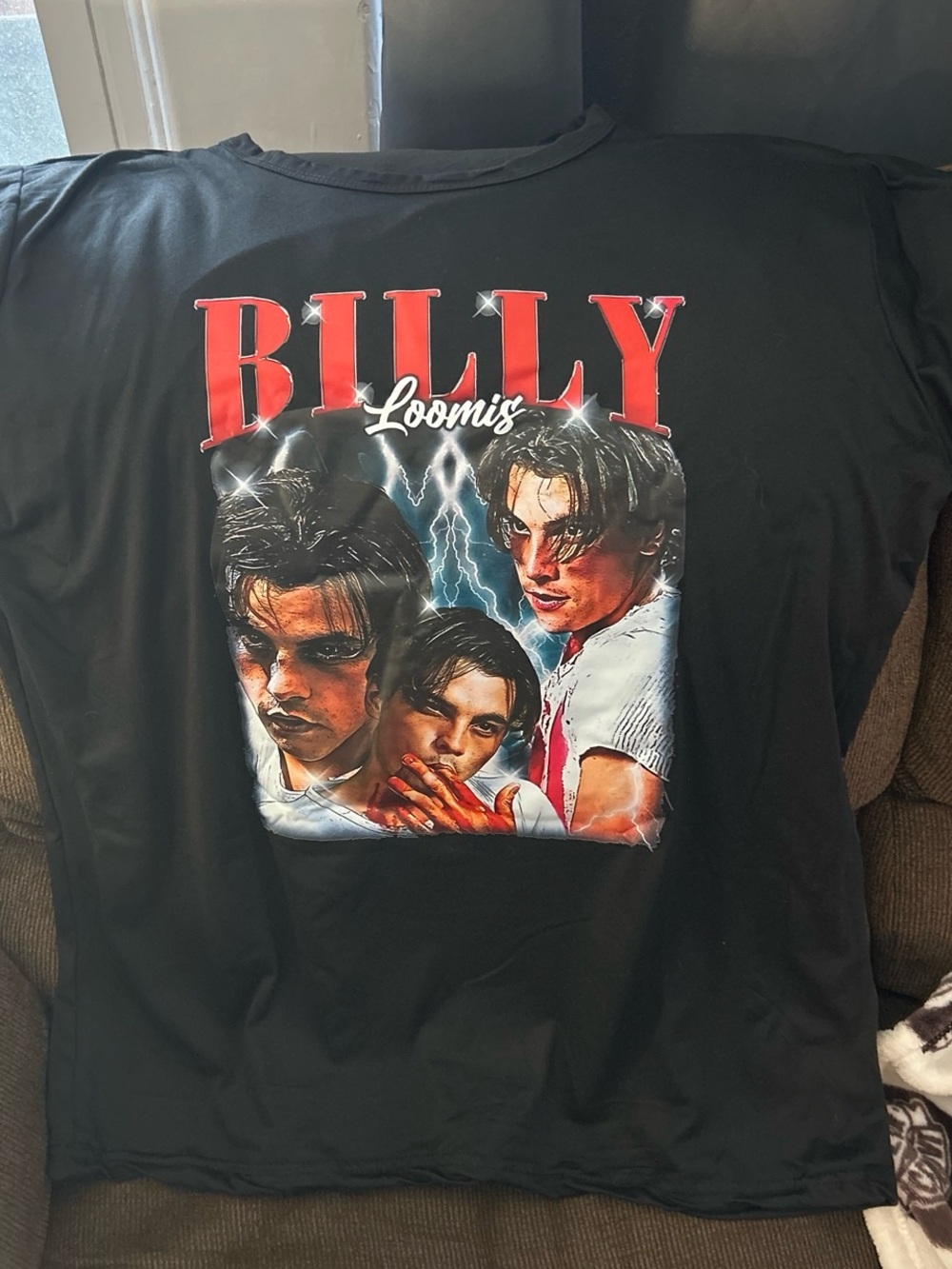 Black 'BILLY' Graphic Short-Sleeve Tee